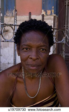 Stock Image -  people havana capitol city cuba local portraits. Fotosearch