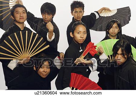 people sport portrait group practicing martial View Large Photo Image Picture - people sport portrait group practicing martial. Fotosearch
