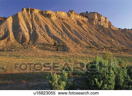 Stock Photography -  sandstone layers canyon pintado dotted dating petroglyphs. Fotosearch