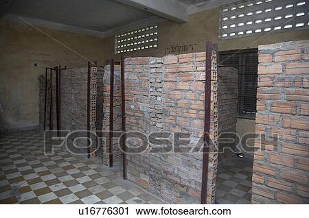 Stock Image -  school cambodia tuol sleng museum prison torture . Fotosearch