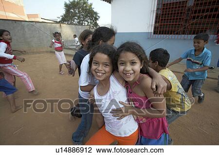 Stock Image -  school children brazil social education nucleus . Fotosearch