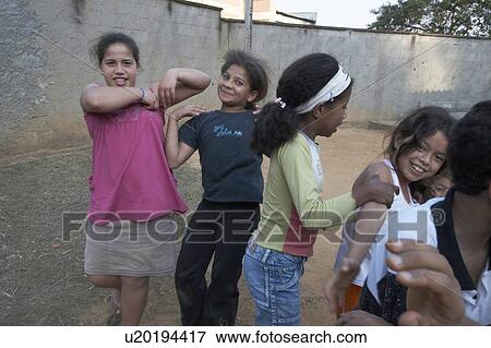 Stock Photo -  school children brazil social education nucleus . Fotosearch