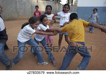 Stock Photo -  school children brazil social education nucleus . Fotosearch