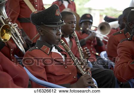Stock Image -  school uganda march inaugerate start good helps . Fotosearch