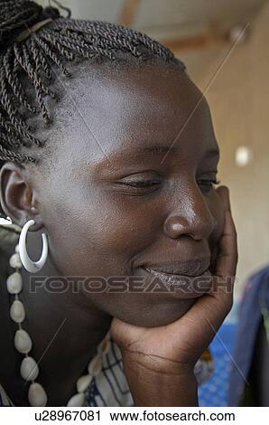 Stock Image -  south sudan loka womens portrait silvia kiden 29 . Fotosearch