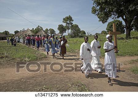 Stock Photography -  south sudan saint josephs feast day may 1st day. Fotosearch