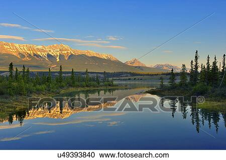 Stock Image -  summer this landscape image made early one river. Fotosearch