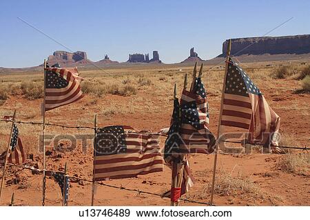 usa monument valley american flags utah arizona View Large Photo Image Stock Photo - usa monument valley american flags utah arizona. Fotosearch