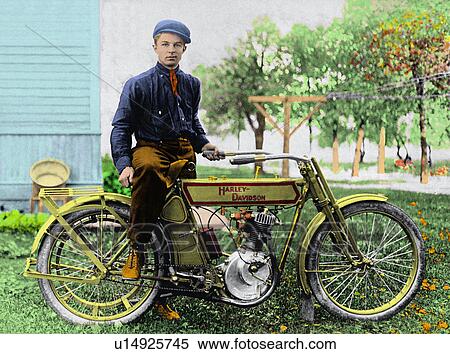 vintage single cylinder harley davidson View Large Photo Image Stock Photography - vintage single cylinder harley davidson. Fotosearch