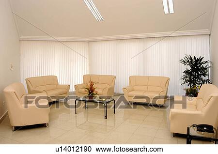 Stock Image -  visitors launch kinfra film video park couches. Fotosearch