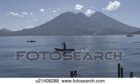 Stock Photo -  water guatemala lake atitlan san marcus la . Fotosearch