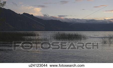 Picture -  water guatemala lake atitlan seen san pedro water. Fotosearch