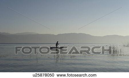 Stock Image -  water guatemala lake atitlan seen san pedro . Fotosearch