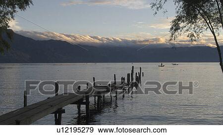 Stock Photo -  water guatemala lake atitlan seen san pedro . Fotosearch