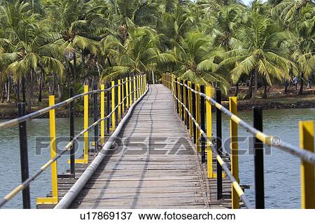 water nature bridge over backwater canal View Large Photo Image Stock Photo - water nature bridge over backwater canal . Fotosearch