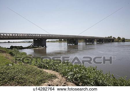 water south sudan sole bridge over river nile View Large Photo Image Picture - water south sudan sole bridge over river nile . Fotosearch