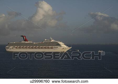 water tender approaches cruise ship bring shore View Large Photo Image Stock Image - water tender approaches cruise ship bring shore. Fotosearch