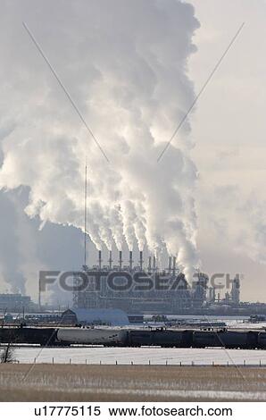 winter image blast furnaces dow chemical plant View Large Photo Image Stock Photography - winter image blast furnaces dow chemical plant. Fotosearch