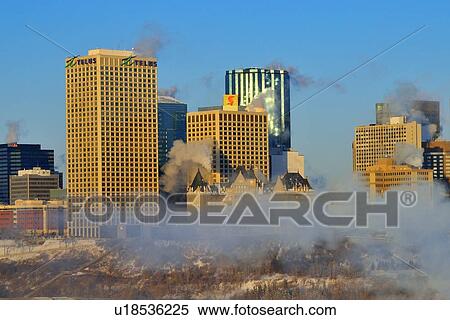 winter landscape image downtown core in edmonton View Large Photo Image Stock Photography - winter landscape image downtown core in edmonton. Fotosearch