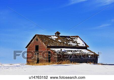 winter scenic old unused red barn part pioneer View Large Photo Image Stock Image - winter scenic old unused red barn part pioneer. Fotosearch