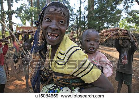 Stock Photo -  woman child children women burundi mother gitera . Fotosearch