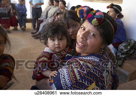 Stock Image -  woman child children women guatemala in mayan el . Fotosearch