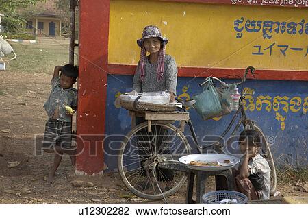 woman food people school cambodia selling anlon View Large Photo Image Stock Image - woman food people school cambodia selling anlon . Fotosearch