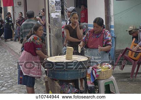 woman food women guatemala making tortillas day View Large Photo Image Picture - woman food women guatemala making tortillas day . Fotosearch