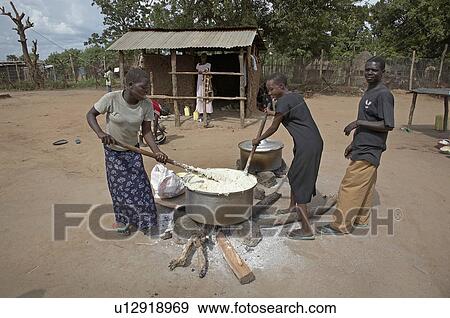 woman food women south sudan prison yei cooking View Large Photo Image Stock Photo - woman food women south sudan prison yei cooking . Fotosearch