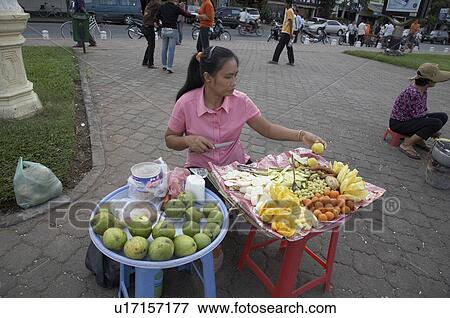 woman fruit women cambodia crowds relaxing View Large Photo Image Stock Photo - woman fruit women cambodia crowds relaxing . Fotosearch