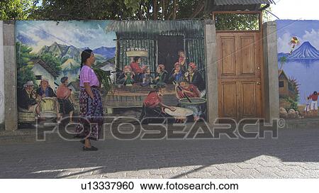 woman guatemala san juan la laguna walking past View Large Photo Image Stock Image - woman guatemala san juan la laguna walking past . Fotosearch