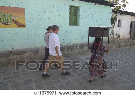 Stock Image -  woman guatemala san pedro la laguna lake atitlan . Fotosearch
