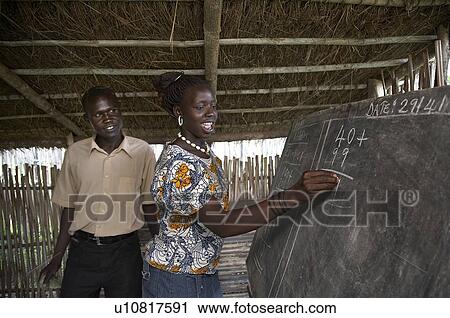 Stock Image -  woman man school south sudan loka womens adult . Fotosearch
