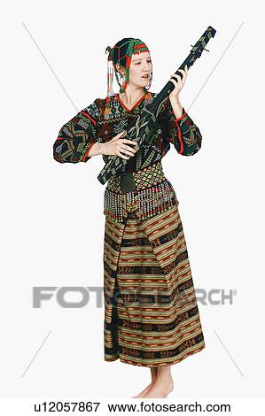 woman mature playing stringed instrument 40-44 years View Large Photo Image Stock Photo - woman mature playing stringed instrument 40-44 years. Fotosearch