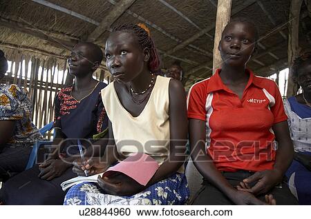 Stock Image -  woman school women south sudan loka womens adult . Fotosearch