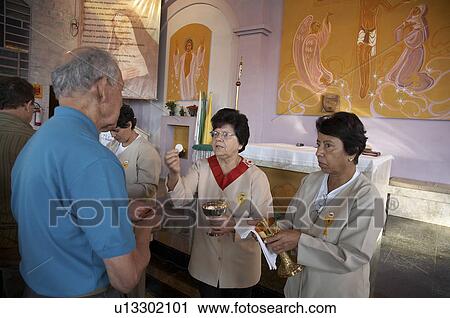 woman women brazil sunday mass catholic church View Large Photo Image Stock Image - woman women brazil sunday mass catholic church . Fotosearch