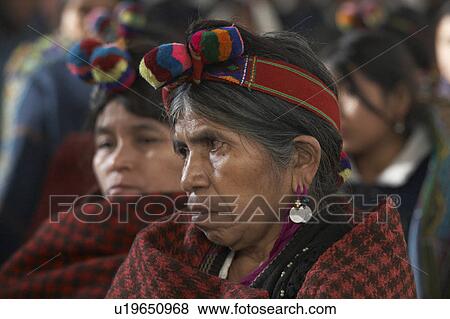 Stock Photo -  woman women guatemala catholic church chajul el . Fotosearch