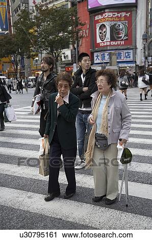 women japan shibuya tokyo two older asia se women View Large Photo Image Stock Image - women japan shibuya tokyo two older asia se women. Fotosearch