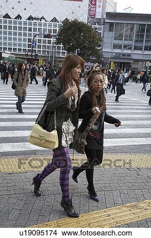 women japan shibuya tokyo young asia se vertical View Large Photo Image Picture - women japan shibuya tokyo young asia se vertical . Fotosearch