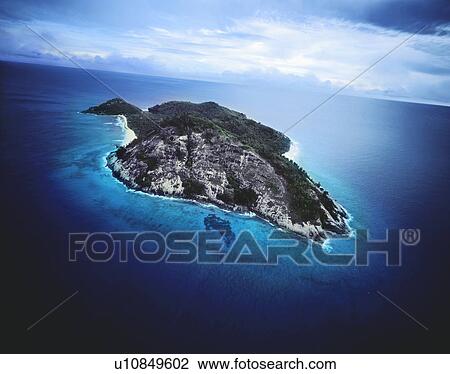 Aerial View of a Small Island View Large Photo Image Stock Image - Aerial View of a Small Island. Fotosearch