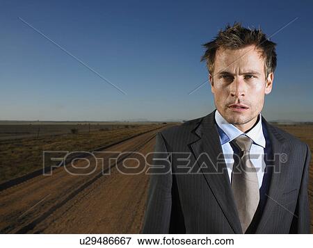 Stock Photo - Close up of stressed out businessman. Fotosearch