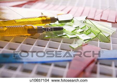 Picture - Glass workshop and craft tools. Fotosearch
