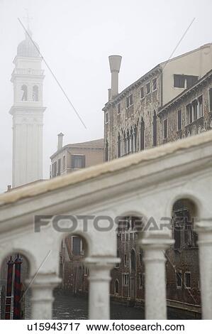 Stock Photo - Italy, Venice on foggy day. Fotosearch