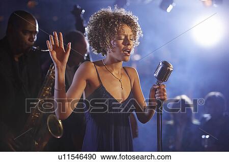 Jazz band on stage, group portrait View Large Photo Image Stock Image - Jazz band on stage, group portrait. Fotosearch