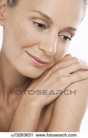 Middle-Aged Woman View Large Photo Image Stock Image - Middle-Aged Woman. Fotosearch