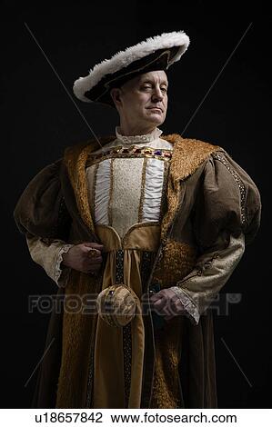 Portrait of King Henry VIII in historical costume View Large Photo Image Stock Image - Portrait of King Henry VIII in historical costume. Fotosearch
