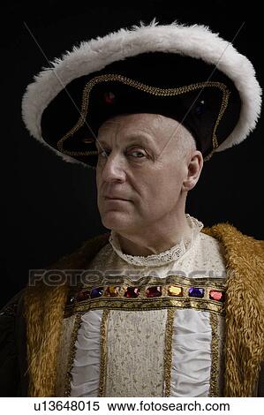 Portrait of King Henry VIII in historical costume View Large Photo Image Stock Photography - Portrait of King Henry VIII in historical costume. Fotosearch