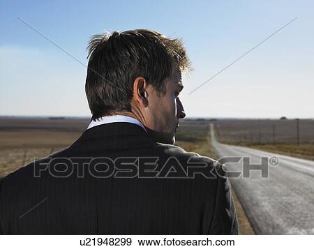 Rearview of Businessman View Large Photo Image Stock Photo - Rearview of Businessman. Fotosearch