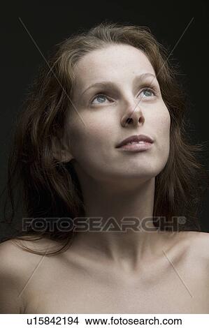 Studio shot of mid-adult woman View Large Photo Image Picture - Studio shot of mid-adult woman. Fotosearch