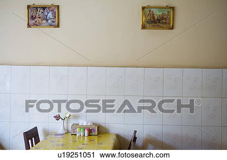 Stock Image - Table in Cafe. Fotosearch